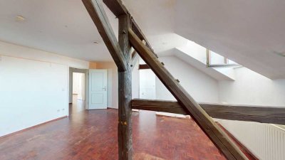 4-Zimmer Maisonette-Wohnung mit Dachgeschoss in sehr zentraler Lage von Görlitz
