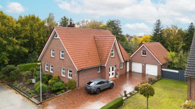 Elegantes Einfamilienhaus mit nachhaltiger Wärmepumpe und komfortablem Wohnambiente