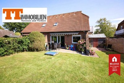 TT bietet an: Hübsche Doppelhaushälfte mit Gartenidylle  ruhig gelegen in Sande!