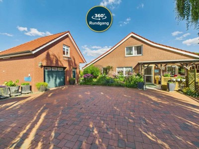 TRAUMHAFTES FAMILIENDOMIZIL MIT GARTEN, GROSSER GARAGE, VIEL PLATZ ZUM LEBEN UND ENTSPANNEN