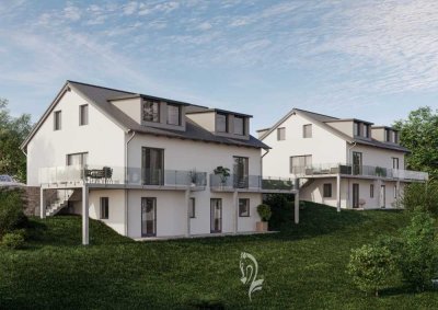 Neubau: 2 Doppelhäuser in Höchberg