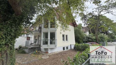 ToFa: sensationelle, helle Maisonettewohnung mit Garten, 2 Terrassen & Balkon