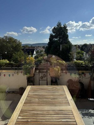Besonderheit : Exklusives Penthouse mit 4,5 Zimmern und Terrassen in Fellbach