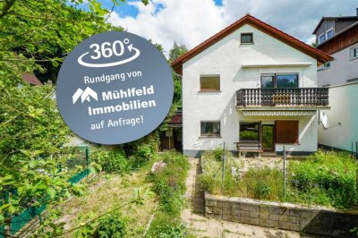 Einfamilienhaus mit Garage im idyllischen Hornbach!