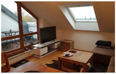 Charmante Dachgeschosswohnung über den Dächern von Friedberg!