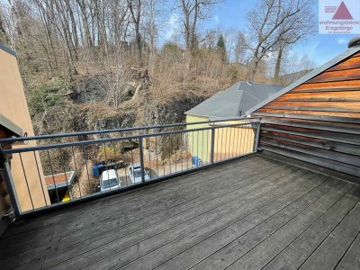 Wunderschöne 3-Raum-Wohnung mit Terrasse im Herzen von Schwarzenberg