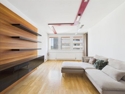 LINZ/URFAHR: CHICE EIGENTUMSWOHNUNG ca. 43,11 m² + TIEFGARAGENSTELLPLATZ in der LENTIA CITY