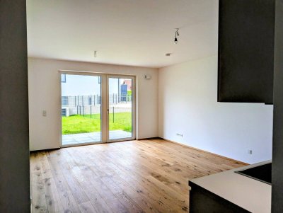 2 Zimmer Erstbezugs-Garten-Wohnung im Ortszentrum Hallwang!