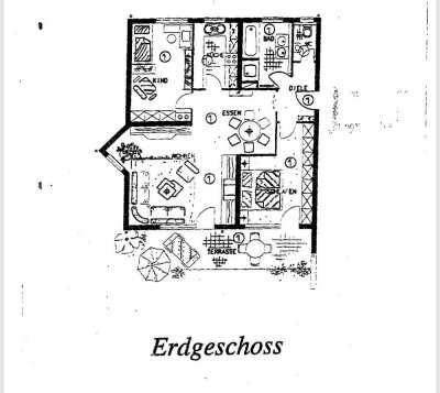 Gepflegte 3,5-Zimmer Wohnung mit Terasse und Tiefgarage in Ilsfeld ab 01.04.2026