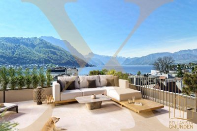 LUXUS PUR! Traum 4-Zimmer-Wohnung mit Dachterrasse und Traunseeblick in Gmunden zu verkaufen!