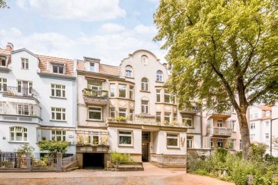 Elegante vier Zimmer Wohnung in Altbauvilla in Lübeck zu vermieten - direkte Wakenitzlage