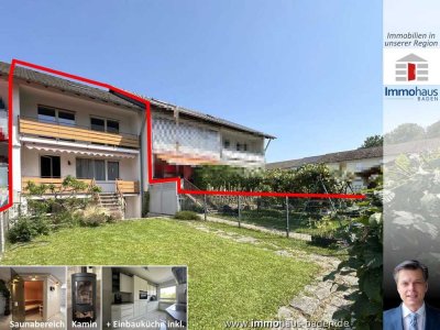 155 m² großes, modernisiertes Reihenhaus mit Garten, Garage und Wellness-/Hobbybereich in Gernsbach