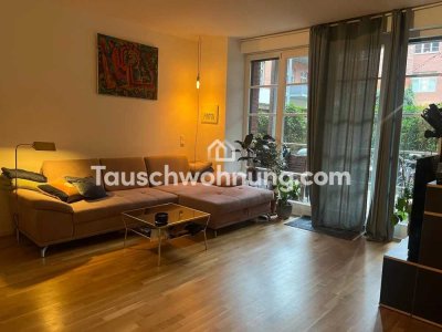 Tauschwohnung: 2 Zi. EG 86qm mit Terrasse in altem Fabrikgelände