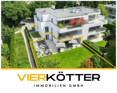 Moderne Garten-Maisonette in HH-Othmarschen: Luxus auf zwei Ebenen in Elbnähe