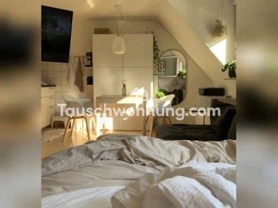 Tauschwohnung: Schöne gemütliche 1 Zi.-Wohnung gegen eine 2 Zi. Wohnung