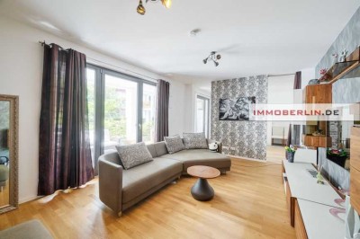 IMMOBERLIN.DE - Top-Citylage! Moderne Erdgeschosswohnung mit ruhiger Terrasse