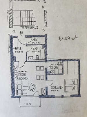Helle 2-Zimmer-Wohnung in Landsberg a. Lech/West