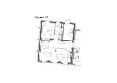 2-Zimmer-Turmwohnung mit Garten