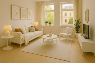 Helle 2-Zimmer-Etagenwohnung im saniertem Altbau