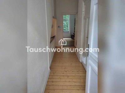 Tauschwohnung: Gepflegte Altbauwohnung mit Veranda, Balkon und Garten