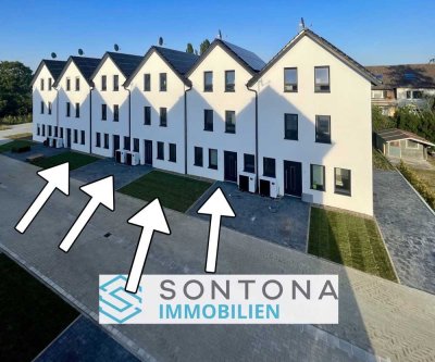 Erstbezug 
Nur noch 4 Mittel-Reihenhäuser frei,
Mieten oder Kauf, KFW 40 QNG
2 MM mietfrei