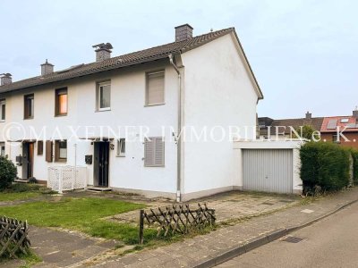 Verhandlungsbasis - Reihenendhaus mit Ausbaupotenzial und großem Garten inkl. Einzelgarage