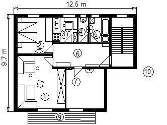 Mieming, 3 Zimmer Wohnung 82m², im 1. Stock