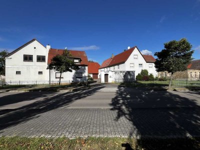 Südöstlich von Leipzig: Hof mit Wohnhäusern, Garagen, Scheune, auf einem 4.110 m² großem Grdstk.!!!