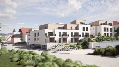 Kapitalanleger aufgepasst: Attraktive 2-Zimmer-Neubauwohnung mit Terrasse & TG- oder Außenstellplatz