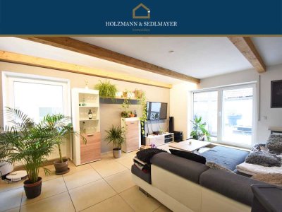 Gemütliche 3-Zimmer-Wohnung mit Dachterrasse in Geisenhausen