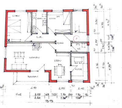 Großzügige, helle und neu renovierte Wohnung in Beuren Hochwald 107 m2