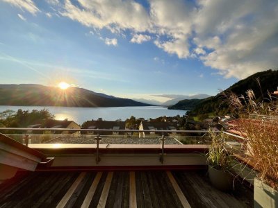 ZWISCHEN SONNENAUFGANG UND STERNENHIMMEL - PENTHOUSE DER EXTRAKLASSE MIT PRIVATEM SEEZUGANG AM WUNDERSCHÖNEN MILLSTÄTTER SEE!