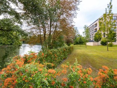 Zentral & ruhig - Wohnen mit Weitblick aufs Wasser und ins Grüne