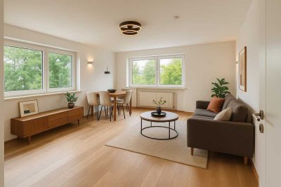 Familienglück mit Ausblick: frisch renovierte 4-Zi-Wohnung mit Stellplatz. Ohne Provision!