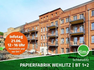 ERSTBEZUG sanierte Papierfabrik | kompaktes Appartement mit West-Balkon, Bad mit Dusche, AR u.v.m.