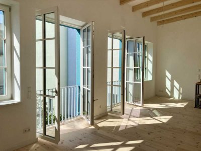 Loft über zwei Etagen mit Terrasse
