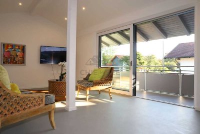 Voll ausgestattete Wohnung im Loft-Stil zentral in Chieming am Chiemsee