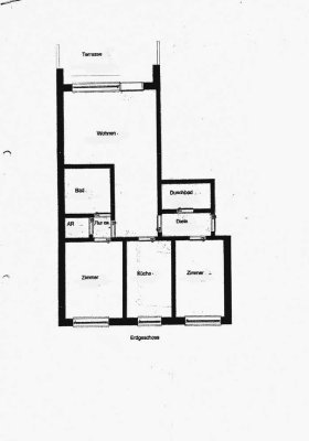 3 ZKBB Terrasse  in Bremen-St. Magnus, zum 1.11.2025 oder später