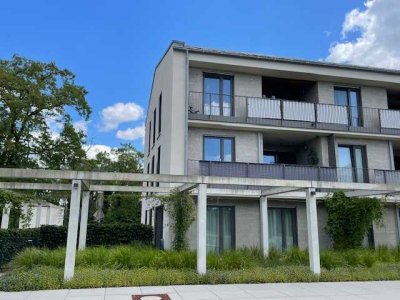 Moderne 3-Zimmer-Neubauwohnung EG mit Garten im  Hofgut, sehr ruhige Lage, Weststadt