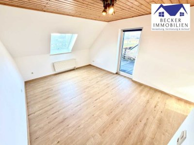 1-Zimmerappartment mit großem Balkon und Wohnküche