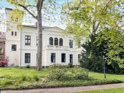 Stilvolle 3-Zimmer-Wohnung in denkmalgeschützter Villa am Rhein zwischen Köln & Bonn