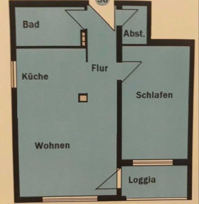 Sonnige 2-Zimmer Wohnung mit Balkon in Bad Homburg