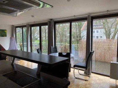 3-4-Zimmer-Maisonette-Wohnung mit großem Süd-Balkon