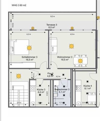 Exklusive 2-Zimmer-Wohnung mit EBK in Schwaig