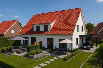 Neubau Ihres Architektenhauses als Doppelhaushälfte bezugsfertig in 4 Wochen !