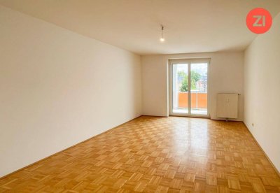 Geförderte 3- Zimmer Wohnung inkl. Loggia und Stellplatz! Einbau einer Küche möglich