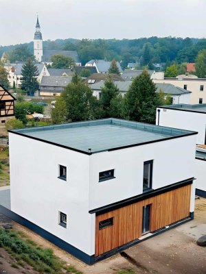 Modernes Einfamilienhaus mit Garage und Außenstellplatz