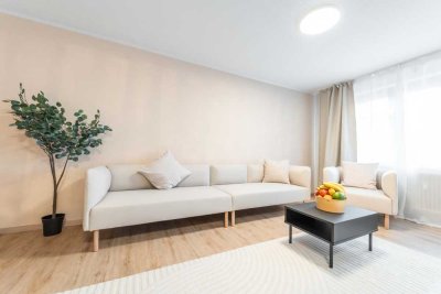 Modern möblierte 2-Zimmerwohnung mit Balkon und Stellplatz in zentraler Lage von Böblingen