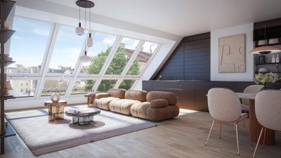 THE TEMPTATION - Große Maisonette Wohnung mit Terasse &amp; Balkon - 3 Zimmer