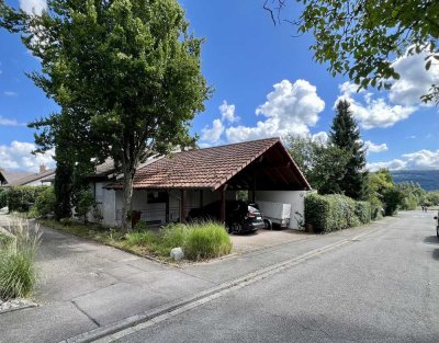 Bodensee/Höri: Idyllisch liegendes Einfamilienhaus mit schönem Garten in Seenähe befristet zvm